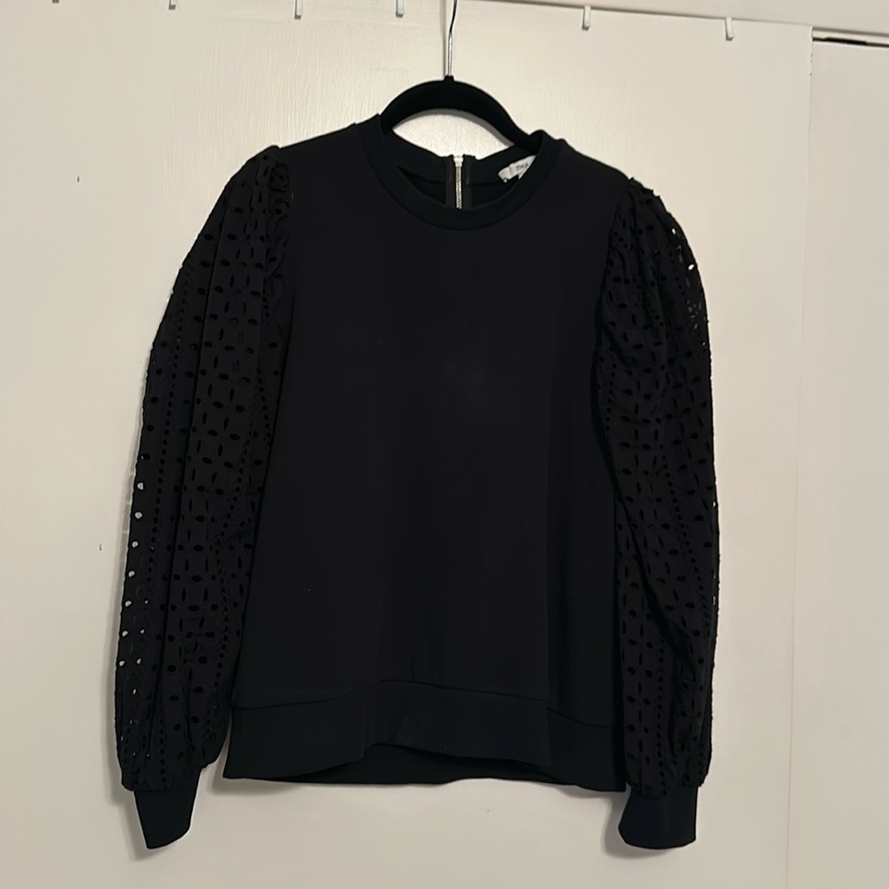 Anthropologie Othilia Black top